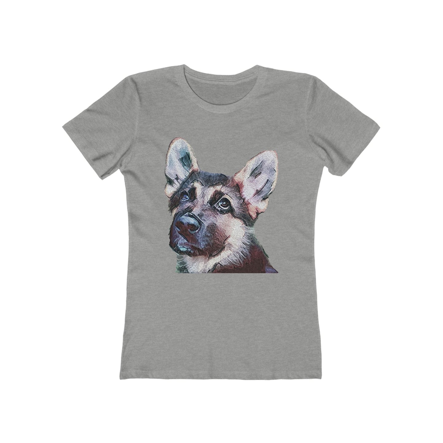German Shepherd 'Sly' - Women's Slim Fitted T-Shirt