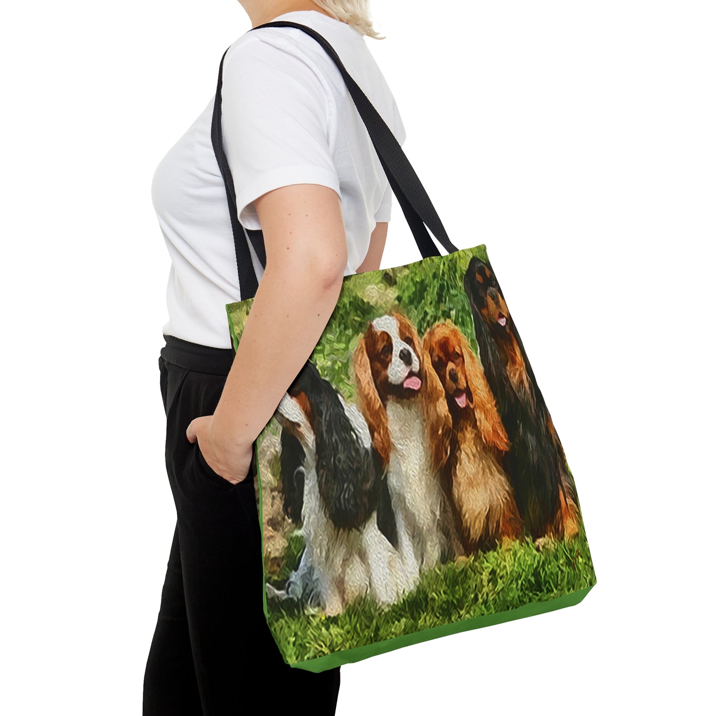 King Charles Spaniels 'Cavalier Club' Tote Bag