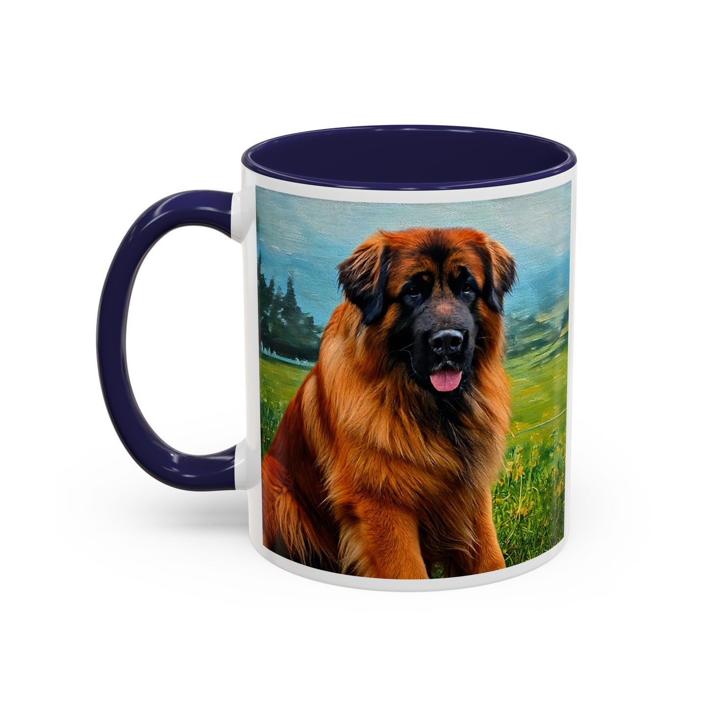 Leonberger Lover Accent Coffee Mug - 11oz & 15oz - Ideal Gift for Pet Owners
