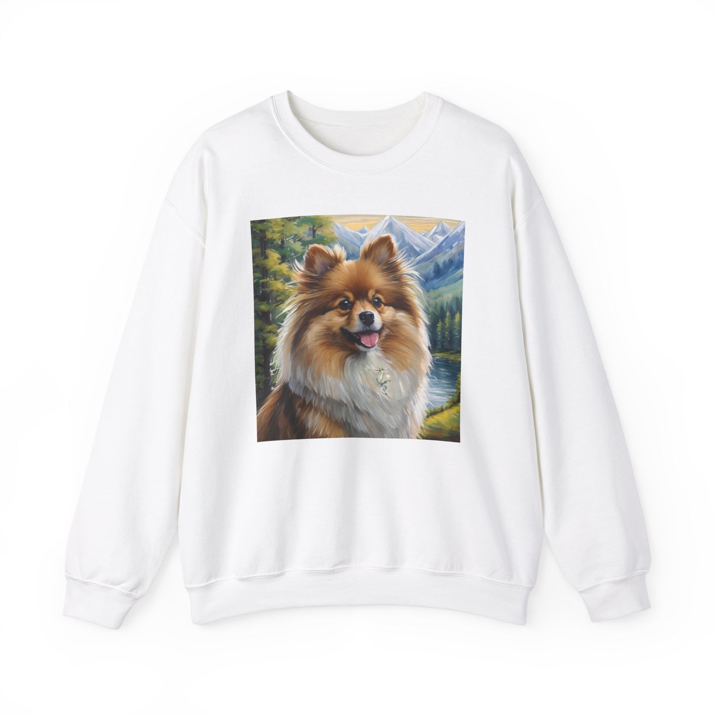 German Spitz Classic 50/50 Crewneck Sweatshirt