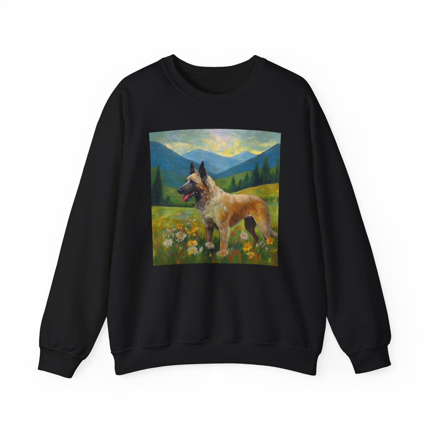 Belgian Laekenois Unisex 50/50 Crewneck Sweatshirt