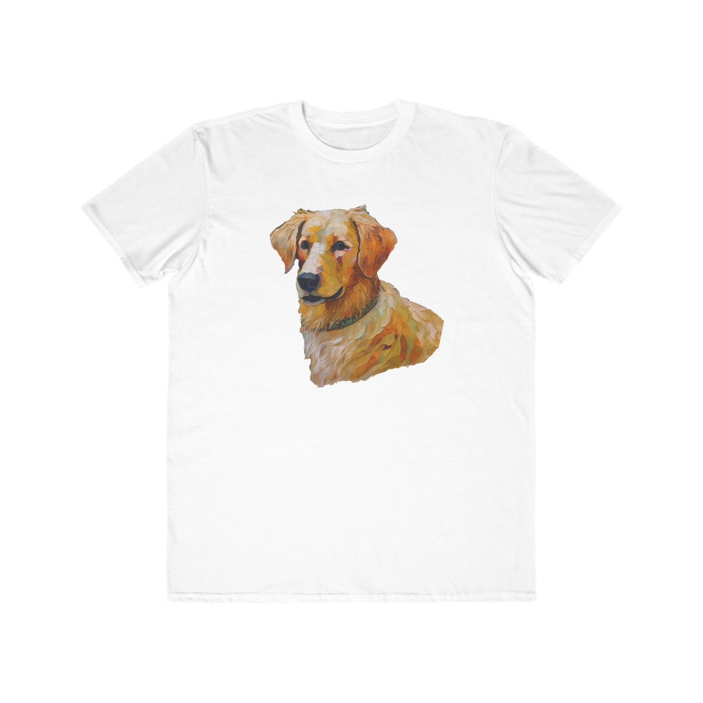 Golden Retriever Puppy Men's Lightweight Fashion Tee