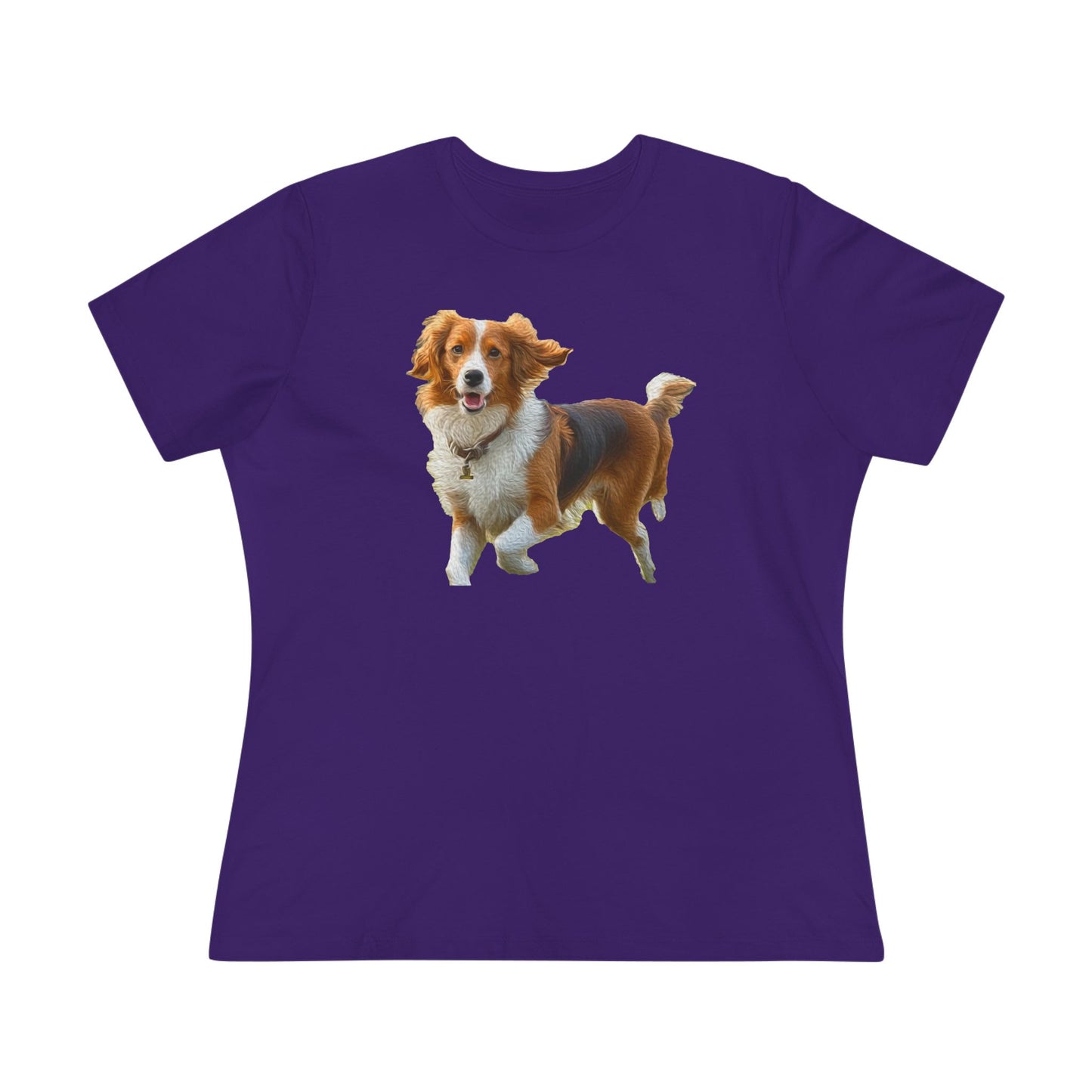 Nederlandse Kooikerhondje - Women's Relaxed Fit Cotton Tee