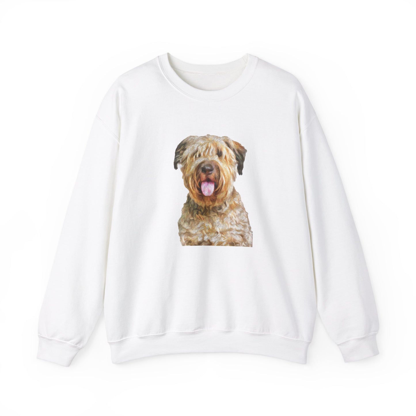 Bouvier des Flandres Fine Art Painting Unisex Crewneck Sweatshirt