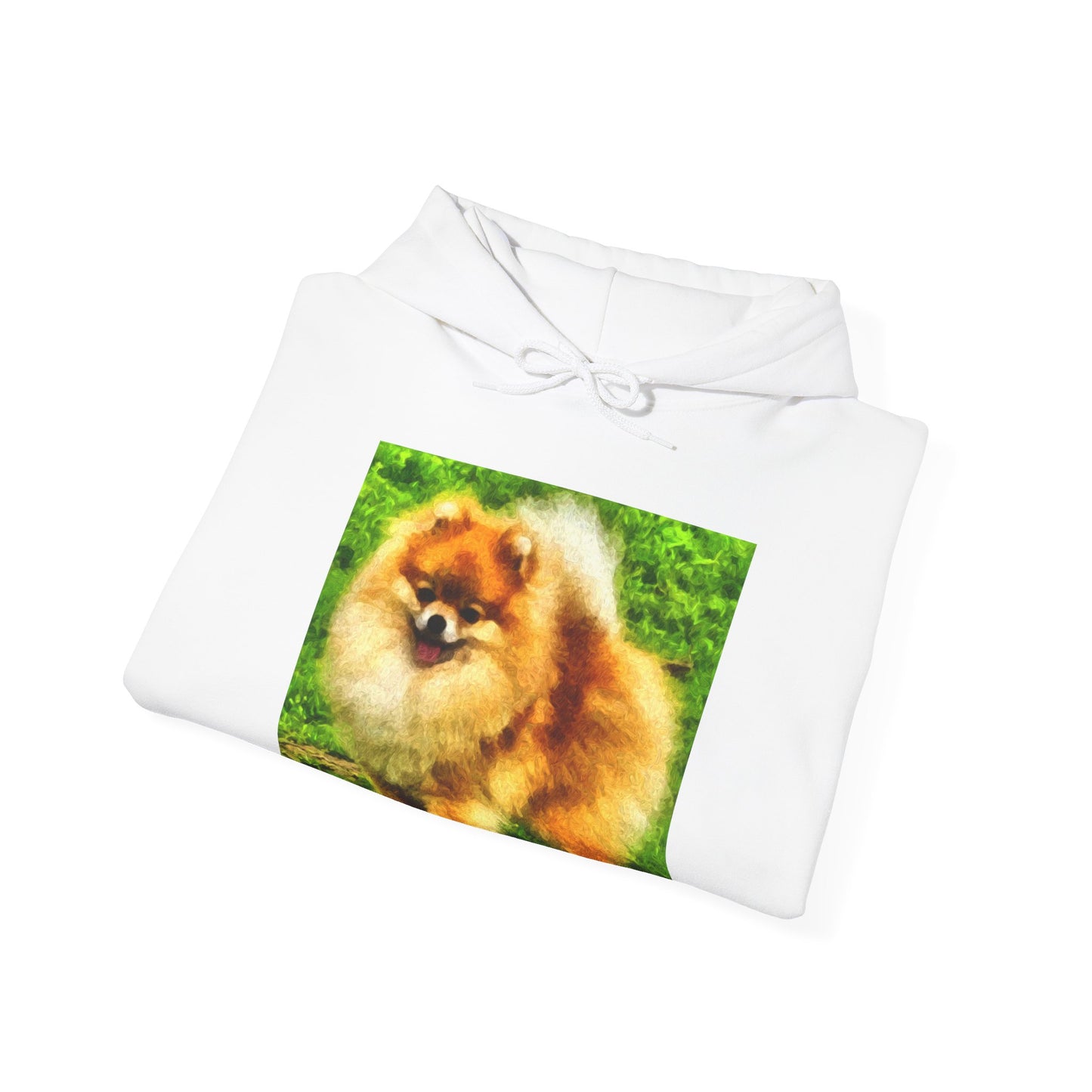 Pomeranian 'Pom Pom' Unisex 50/50 Hoodie