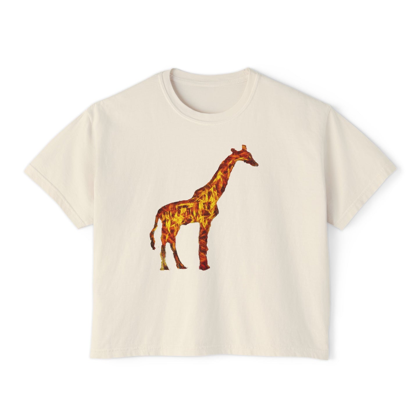 Giraffe - Women's Oversized Boxy Tee