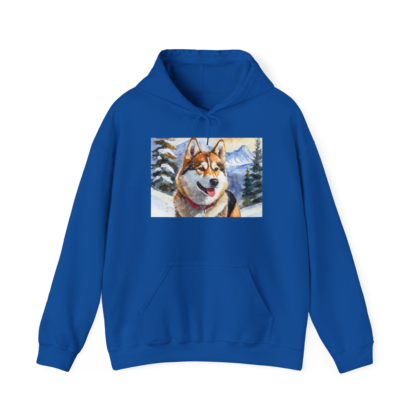 Chinook Sled Dog Unisex 50/50 Hooded Sweatshirt