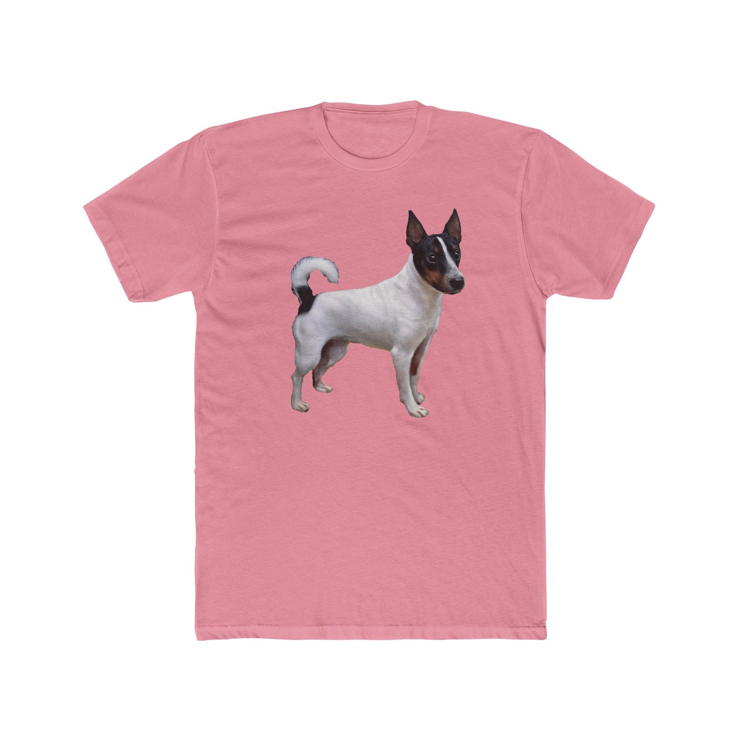 Japanese Terrier - Dog Lover Men's Fitted Cotton Crew Tee