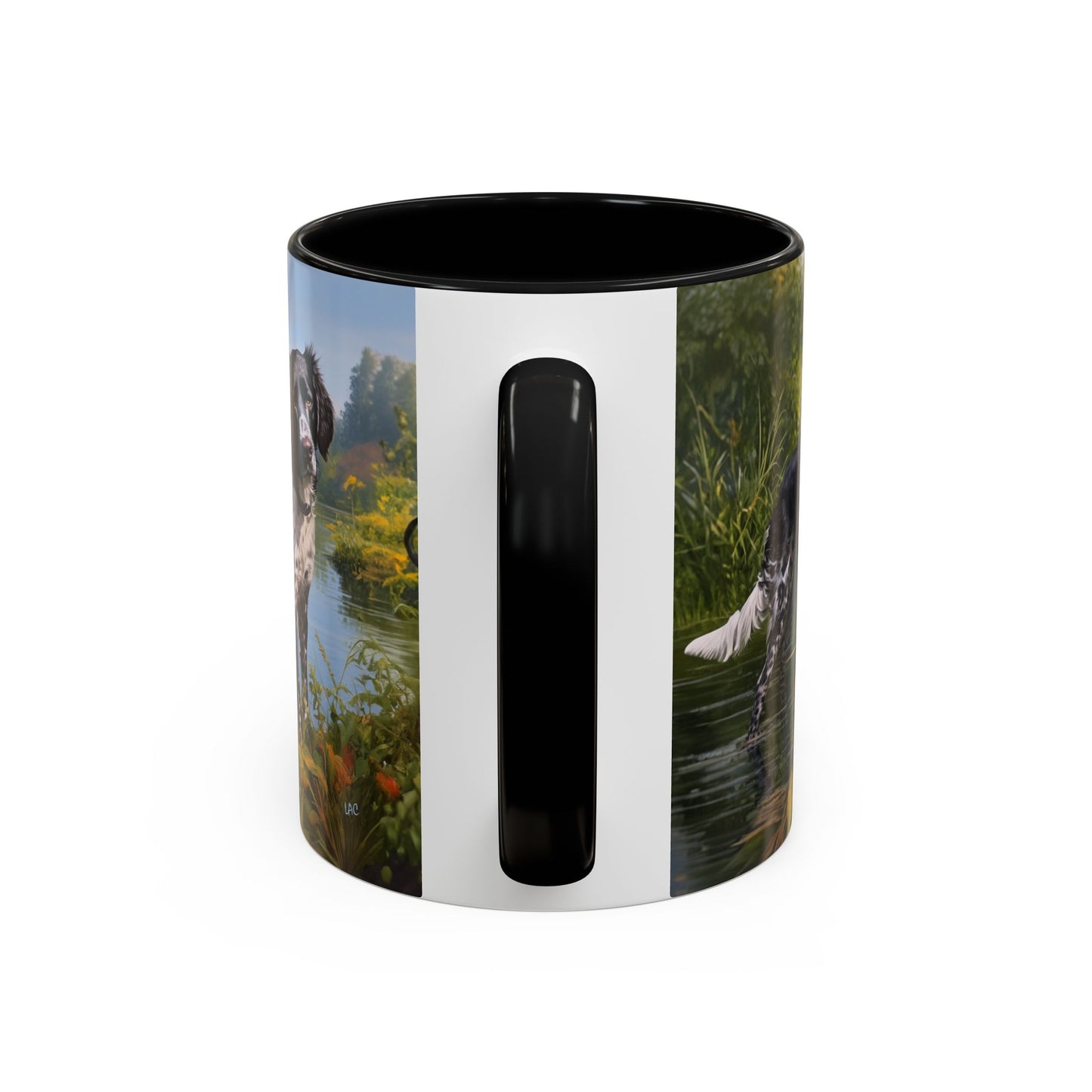 Large Munsterlander - Ceramic Accent Coffee Mug - 2 Sizes