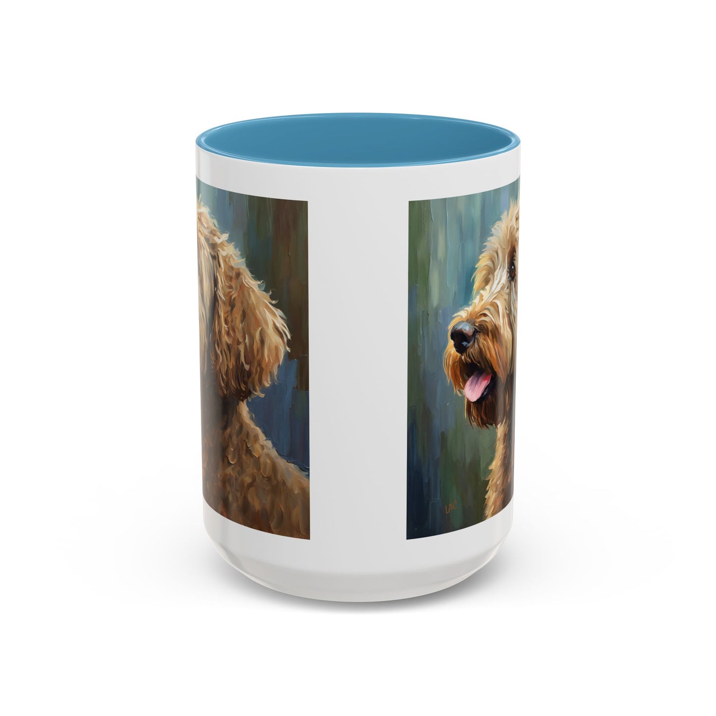 Labradoodle =- Ceramic Accent Mug - 2 Sizes