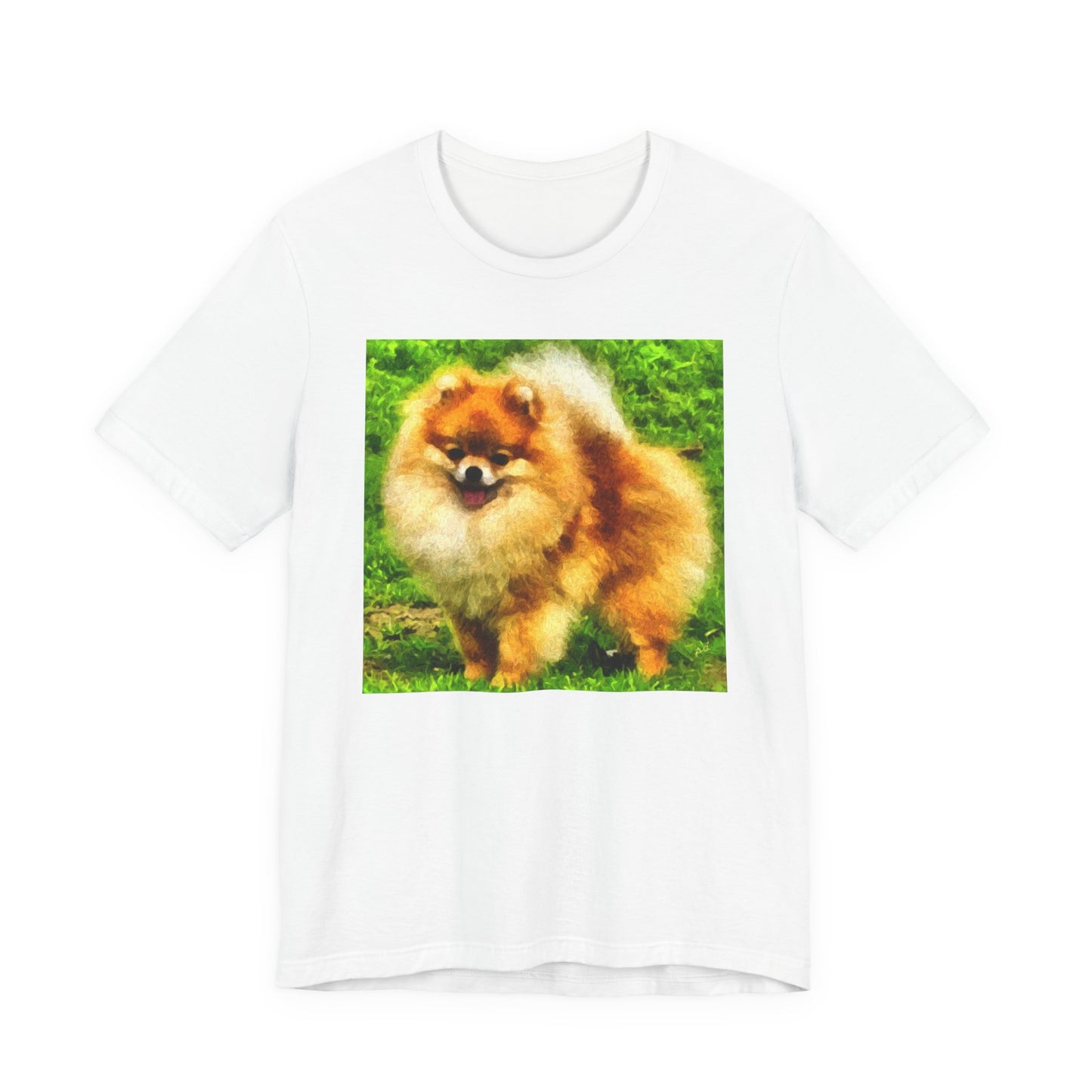 Pomeranian 'Pom Pom' Unisex Jersey Short Sleeve Tee