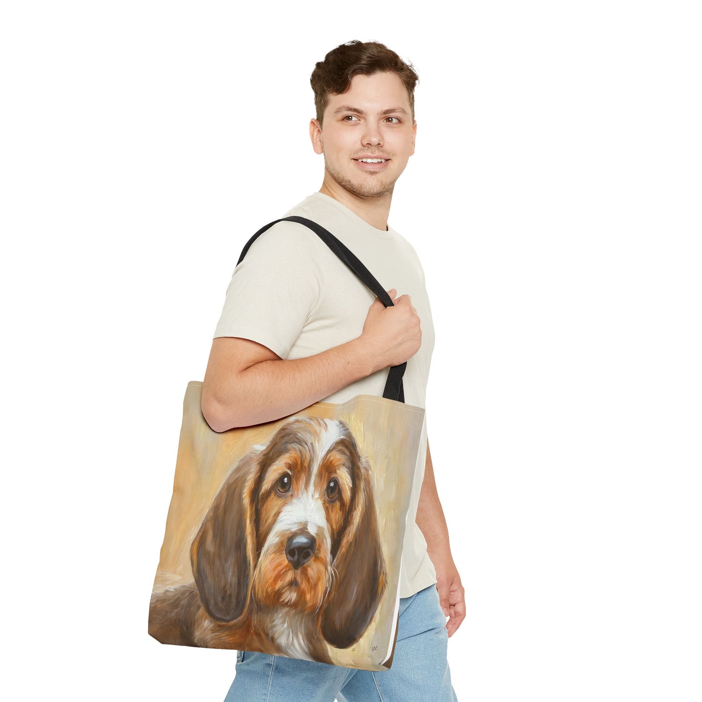 Basset Fauve de Bretagne Polyester Tote Bag
