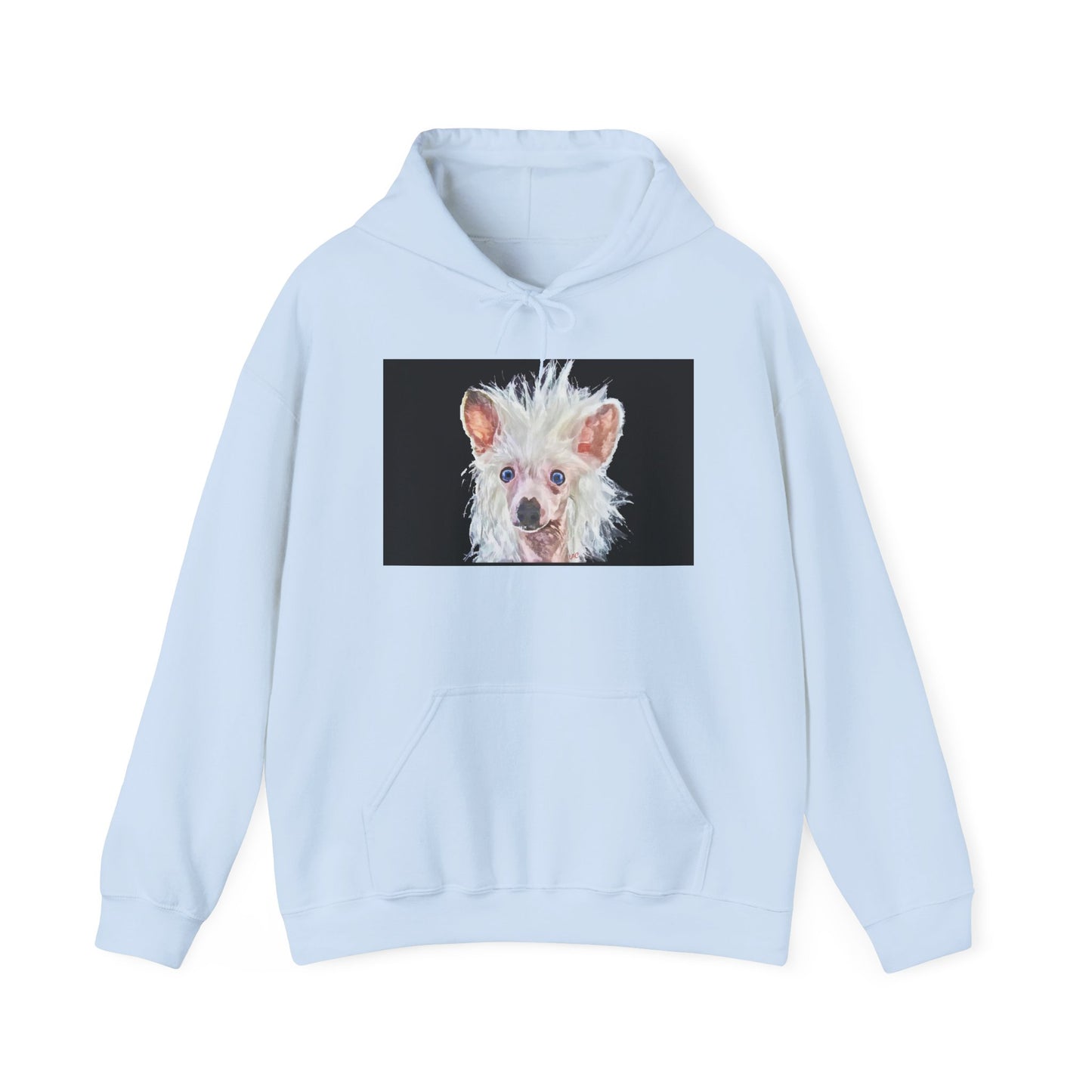 Chinese Crested Unisex 50/50 Hooded Sweatshirt