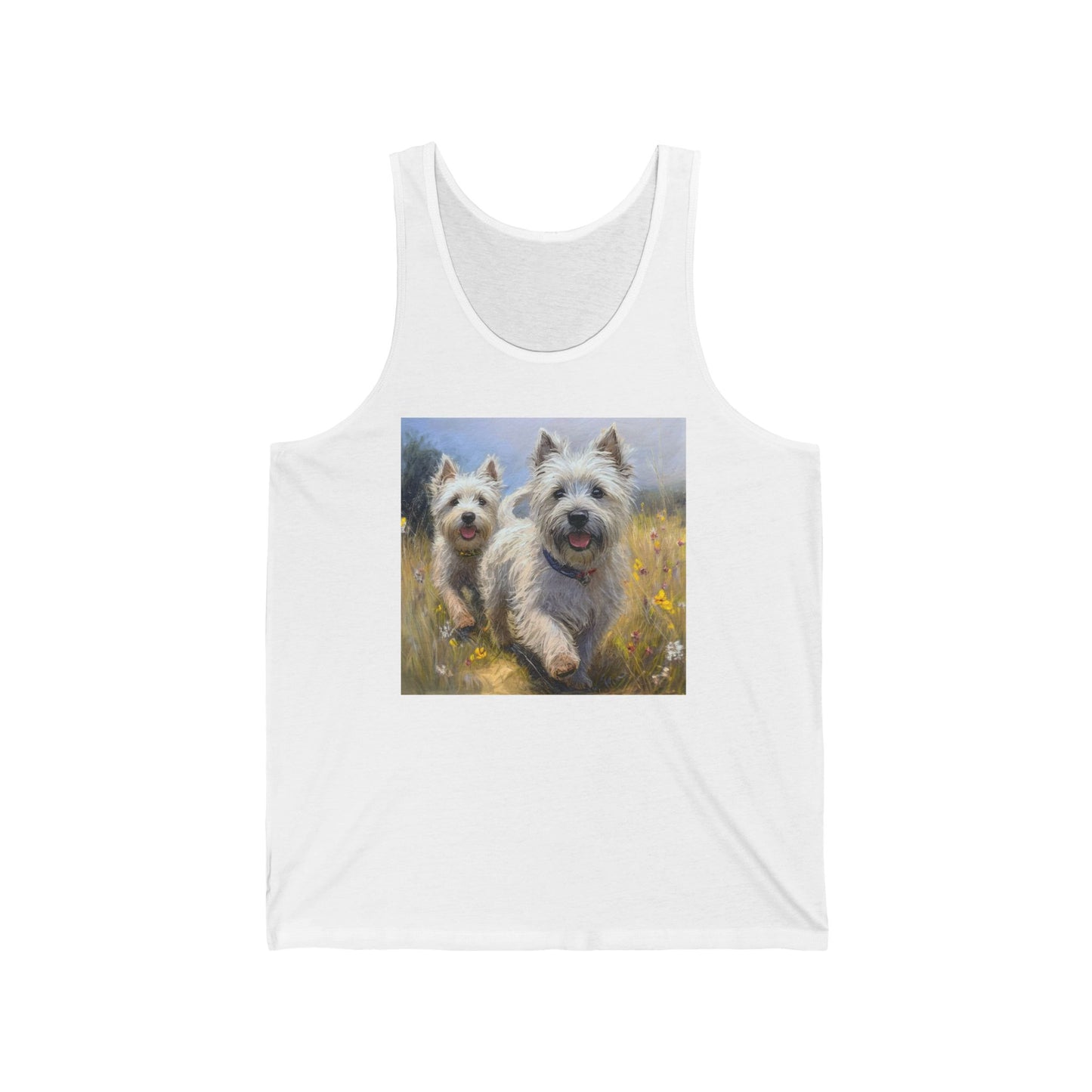 Cairn Terriers - Unisex Jersey Tank