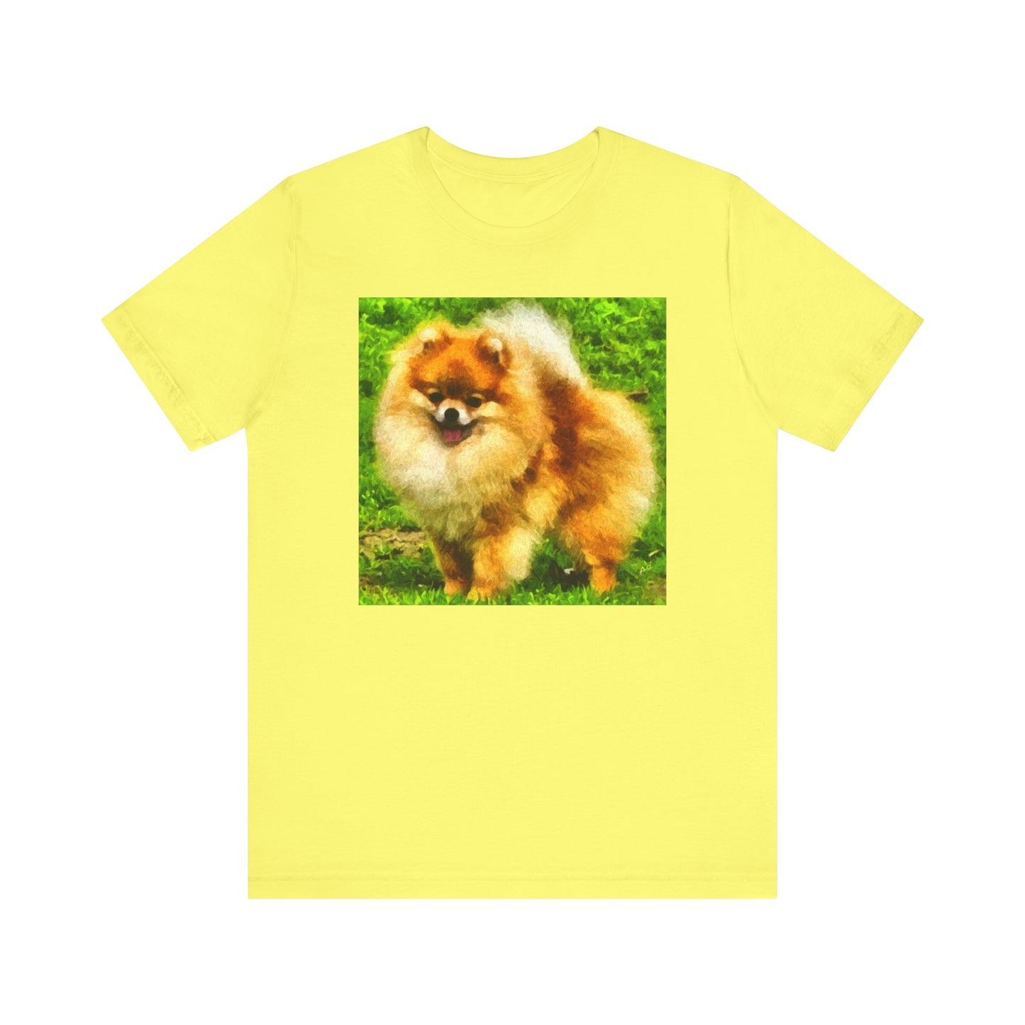 Pomeranian 'Pom Pom' Unisex Jersey Short Sleeve Tee