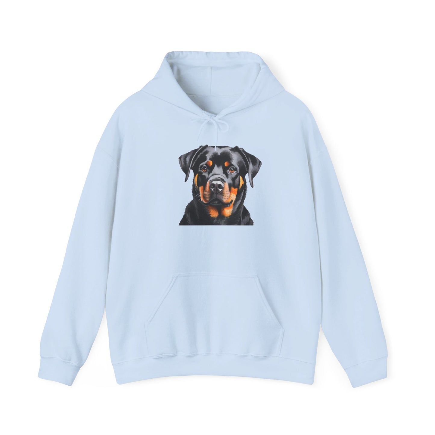 Rottweiler 'Bruno' - Unisex 50/50 Hooded Sweatshirt