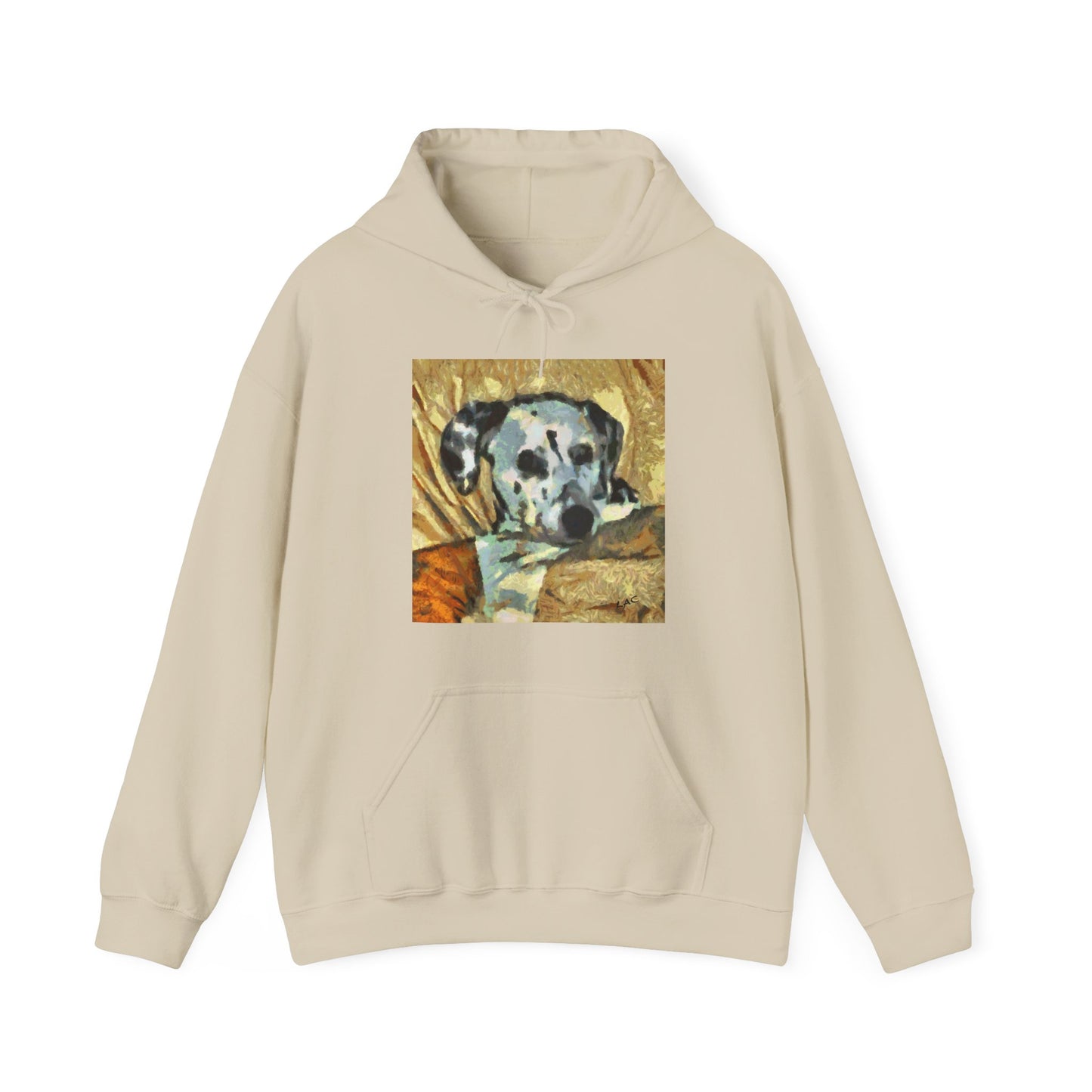Dalmatian 'Breakfast Time' Unisex Hooded Sweatshirt