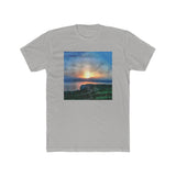 Sifnos Sunset Men's Fitted Cotton Crew Tee