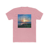 Sifnos Sunset Men's Fitted Cotton Crew Tee