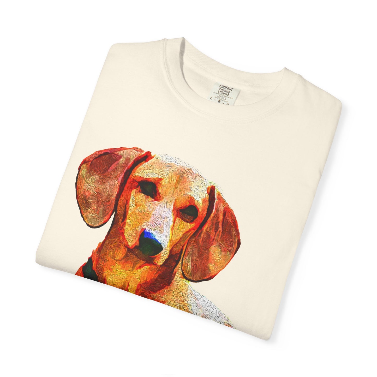 Dachshund 'Daisey' Unisex Relaxed Fit Garment-Dyed T-shirt