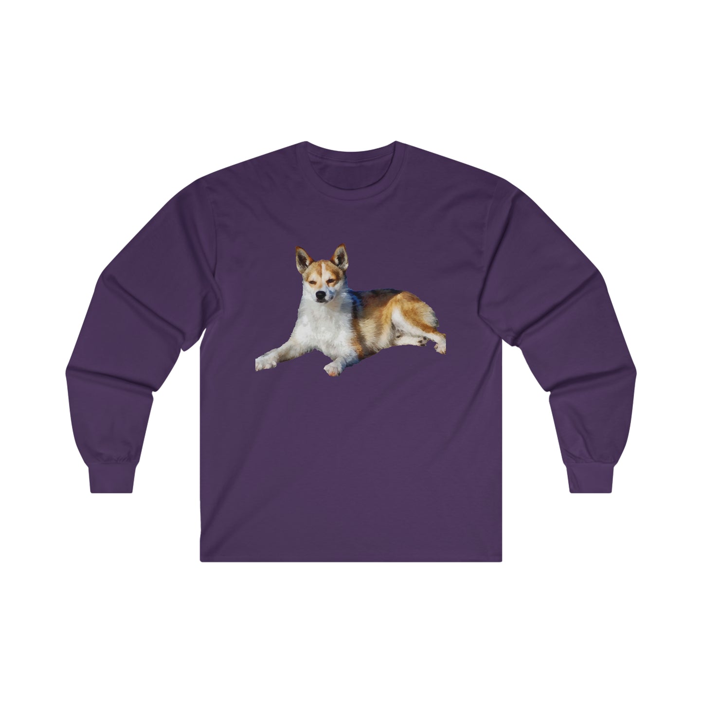 Norwegian Lundehund Unisex Cotton Long Sleeve Tee