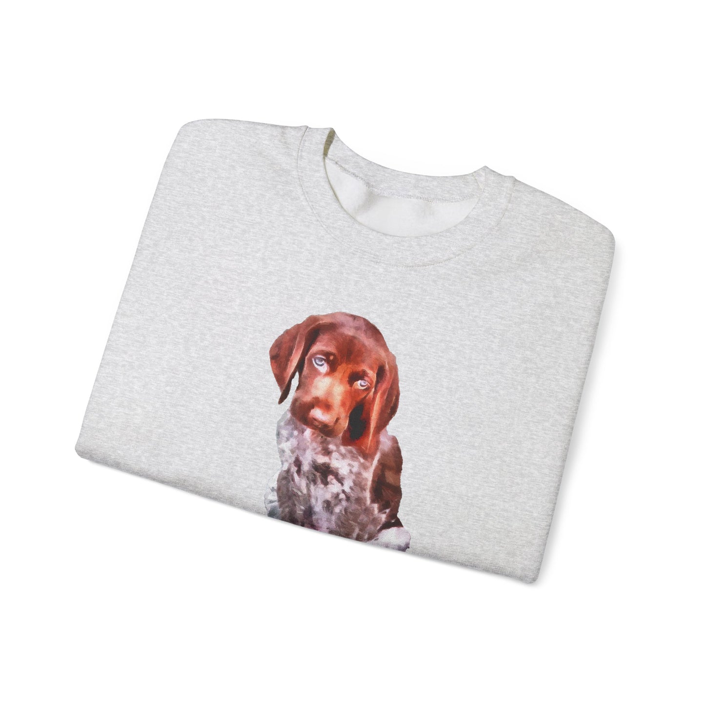 Benny Unisex 50/50 Crewneck Sweatshirt for German Shorthair Pointers