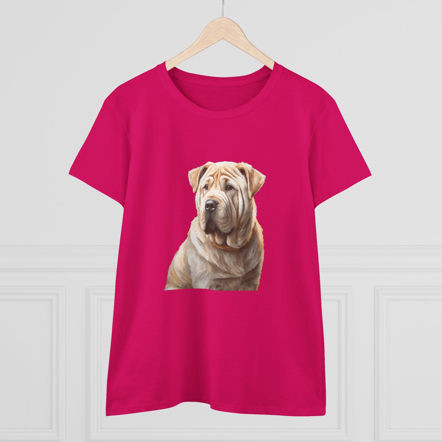 Chinese Shar-Pei Women's Midweight Cotton Tee