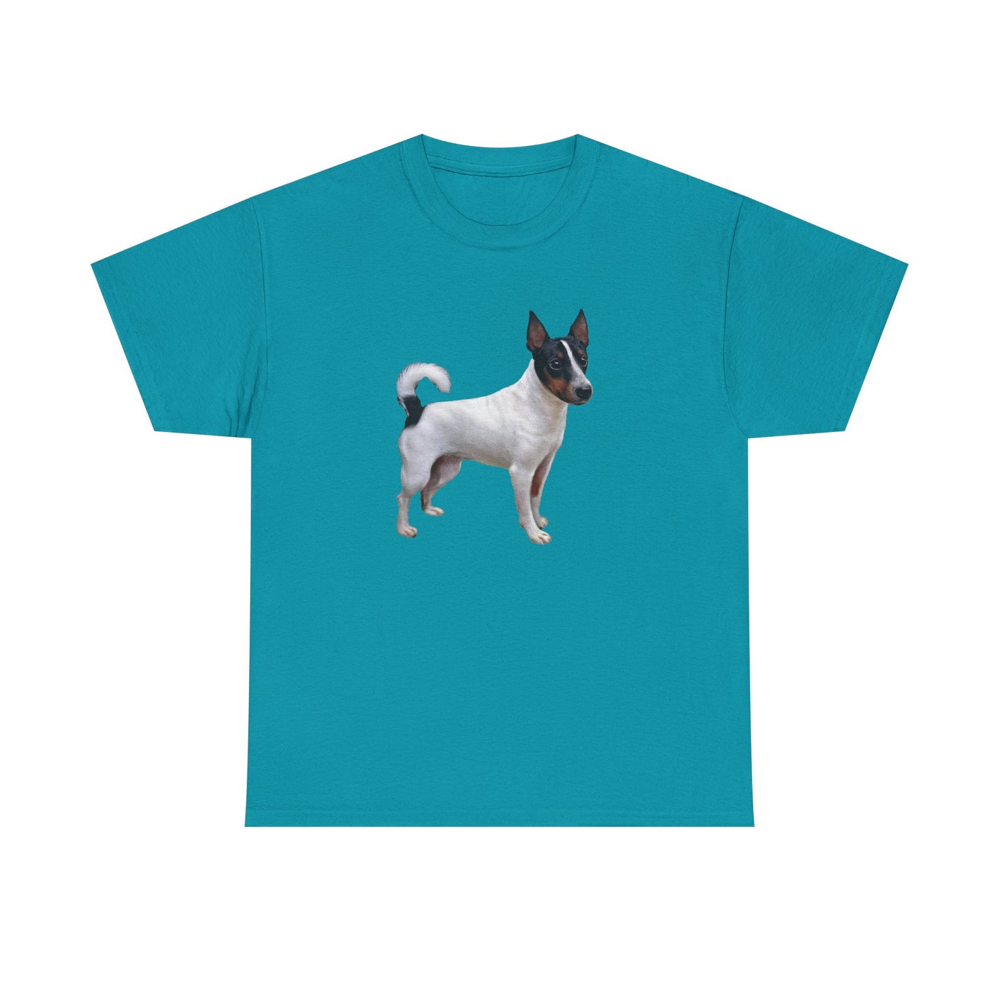 Japanese Terrier Cute Dog Unisex Heavy Cotton Tee for Animal Lovers