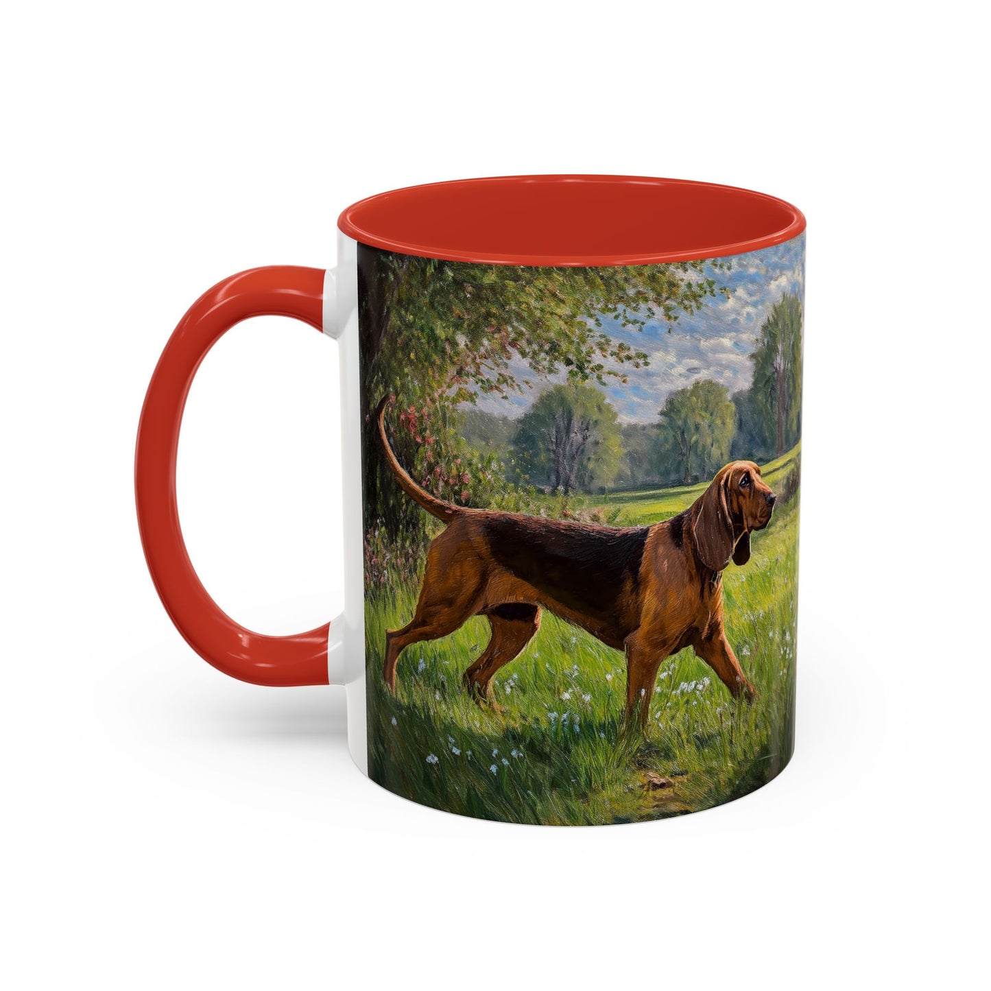 Bloodhound Ceramic Accent Coffee Mug