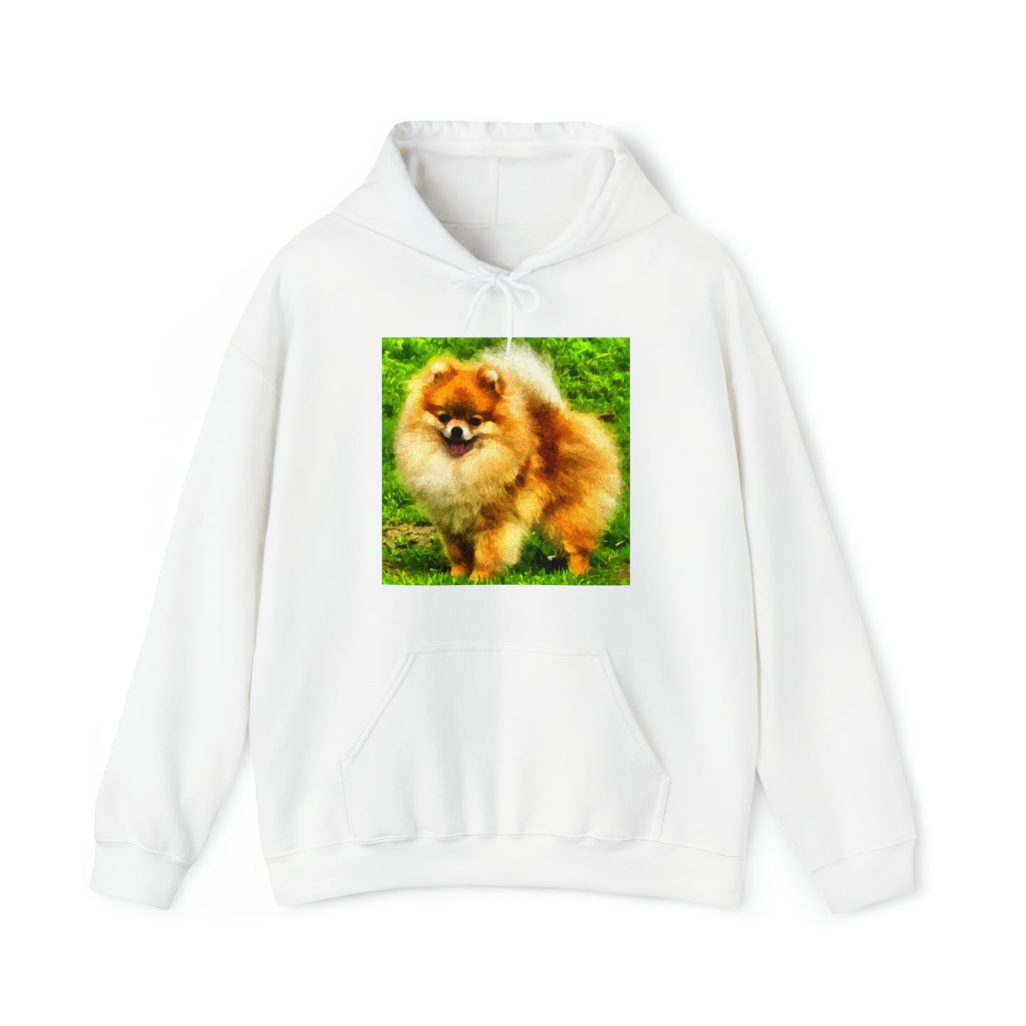 Pomeranian 'Pom Pom' Unisex 50/50 Hoodie