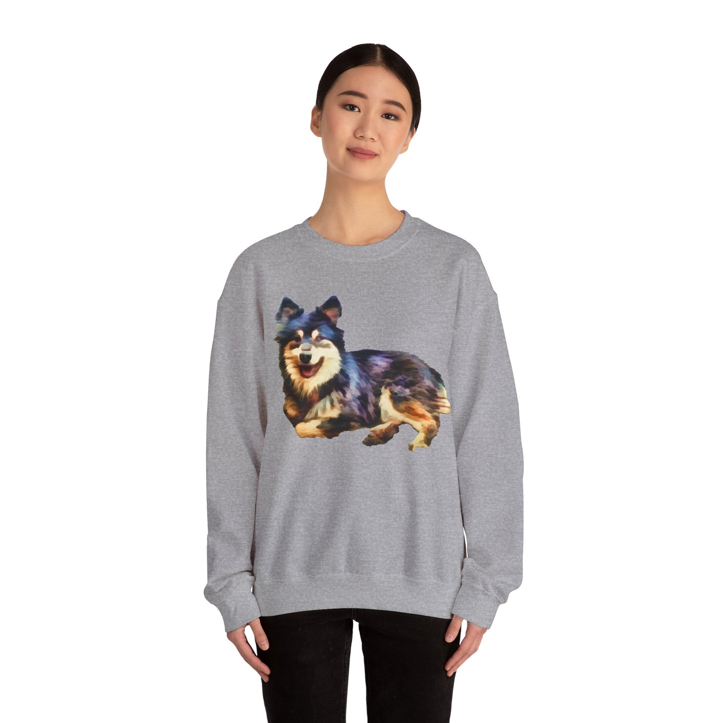 Finnish Lapphund Unisex 50/50 Crewneck Sweatshirt