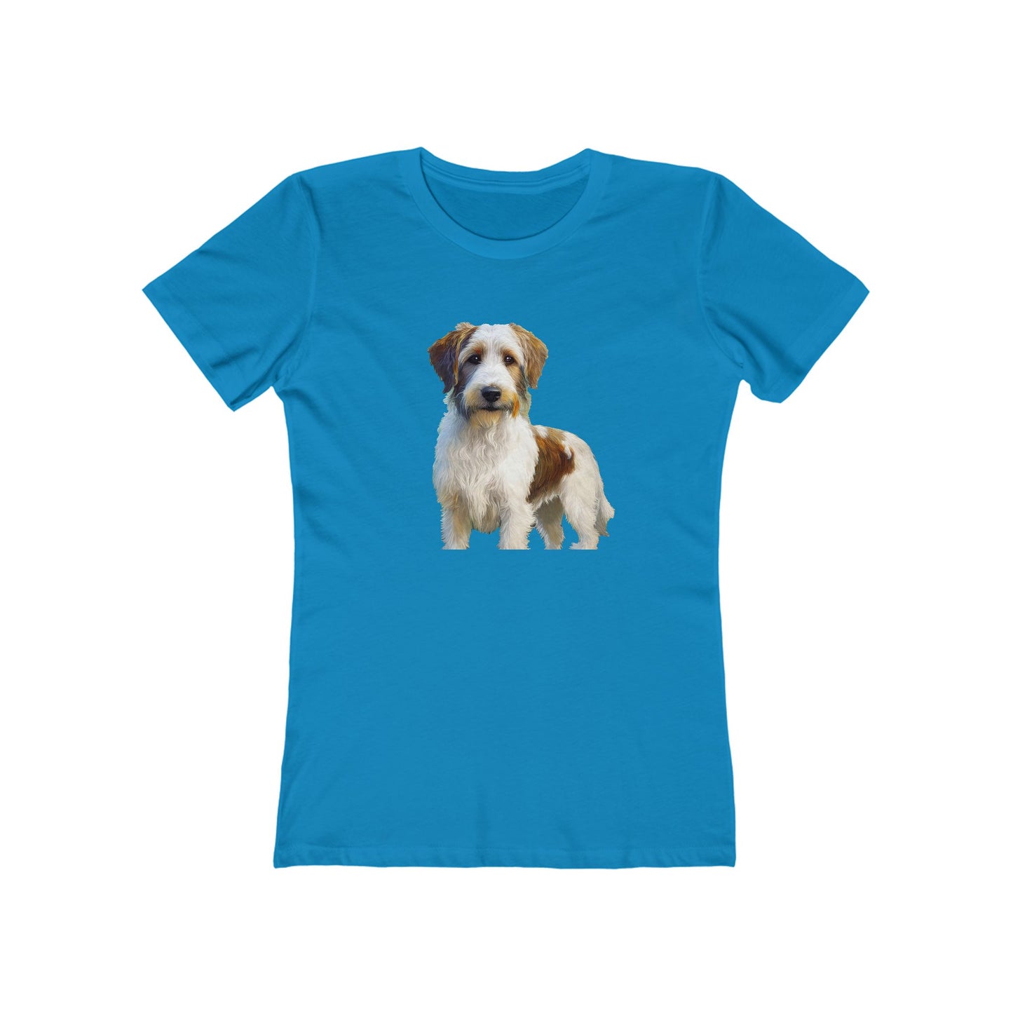 Kromfohrländer Women's Slim Fit Ringspun Cotton Tee