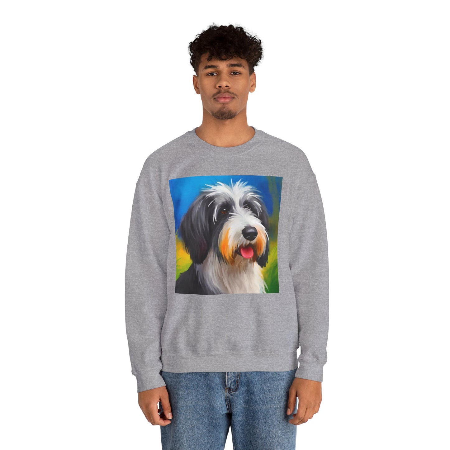 Polish Lowland Sheepdog Unisex Crewneck Sweatshirt