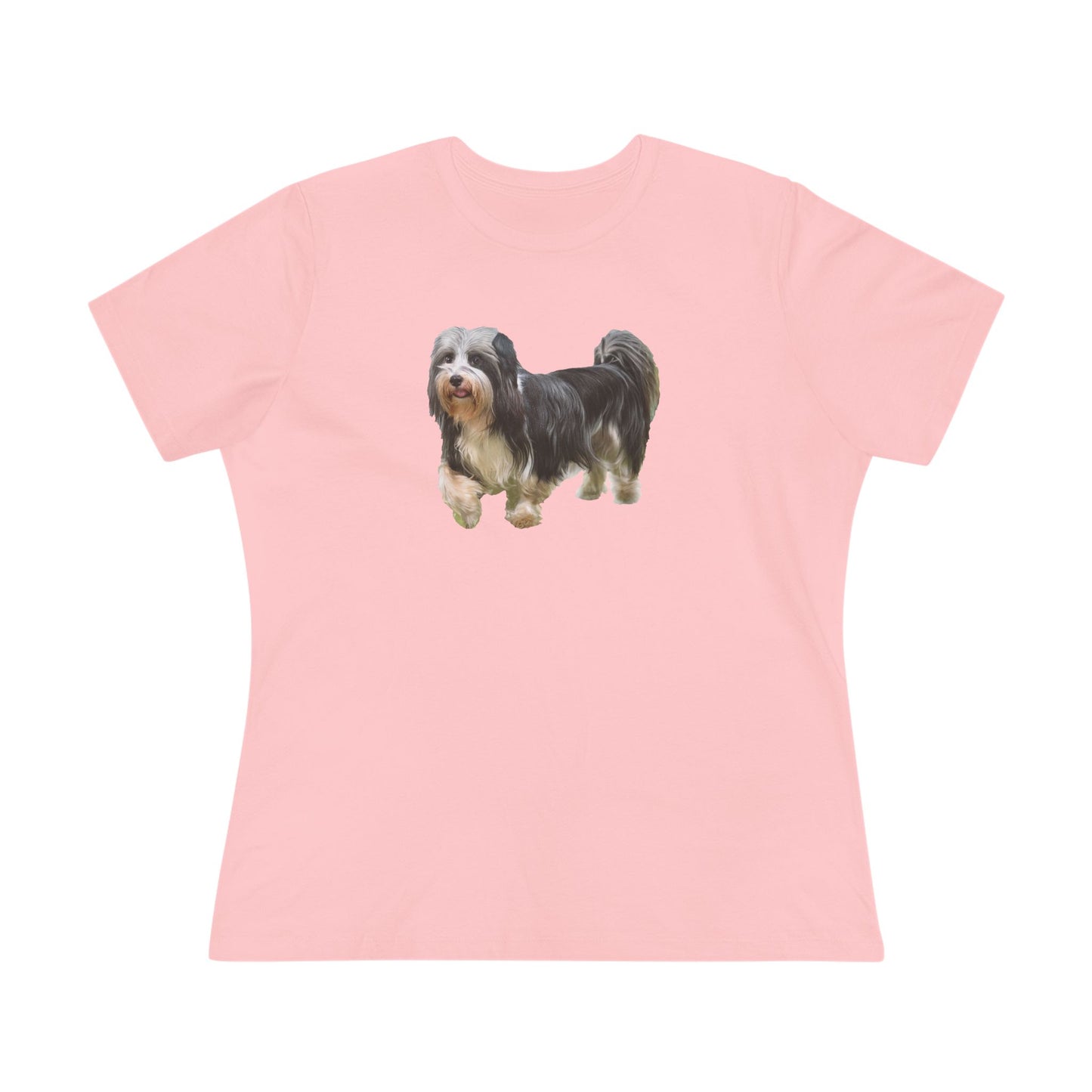 Lowchen Women's Relaxed Fit Cotton Tee