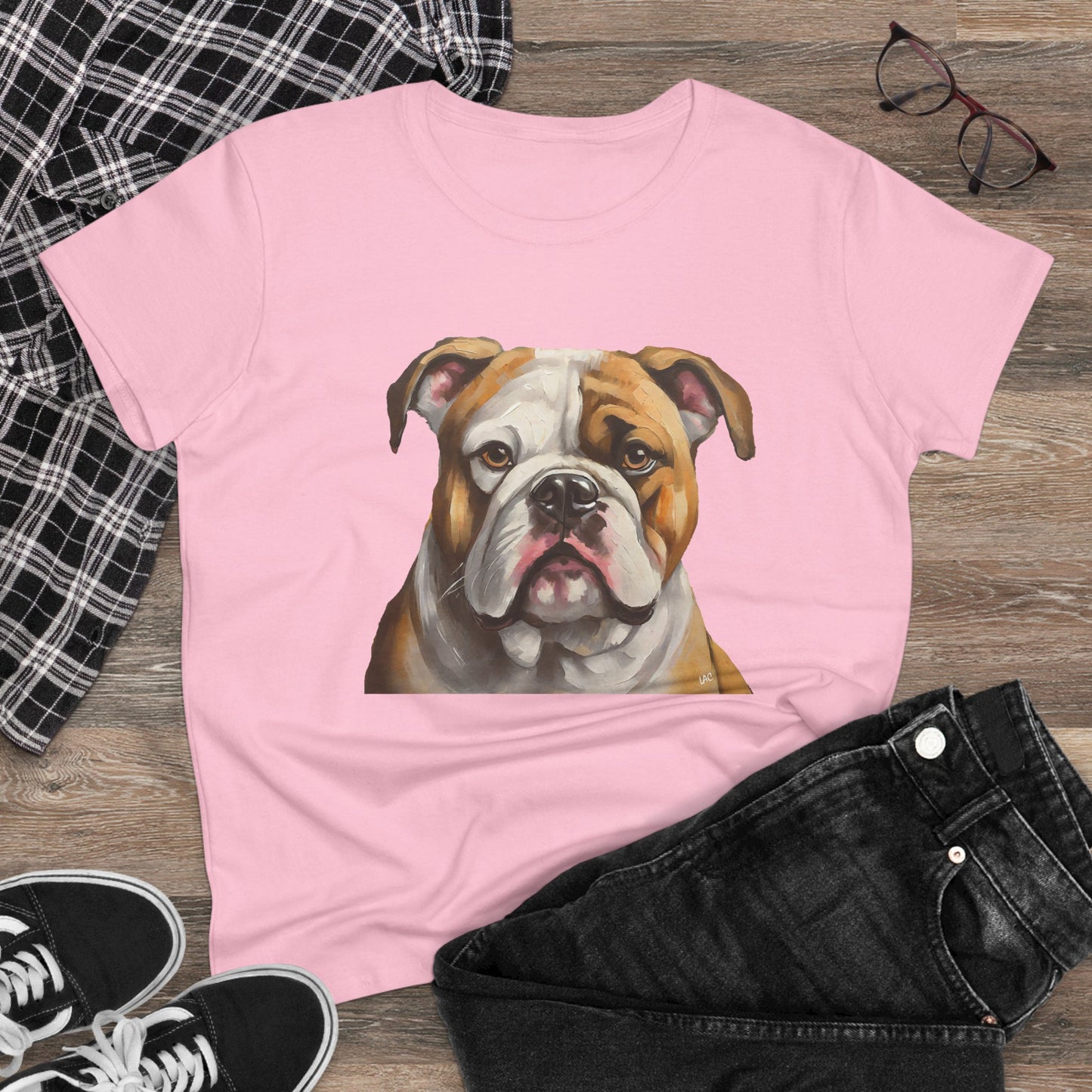 American Bulldog Women's Midweight Cotton Tee