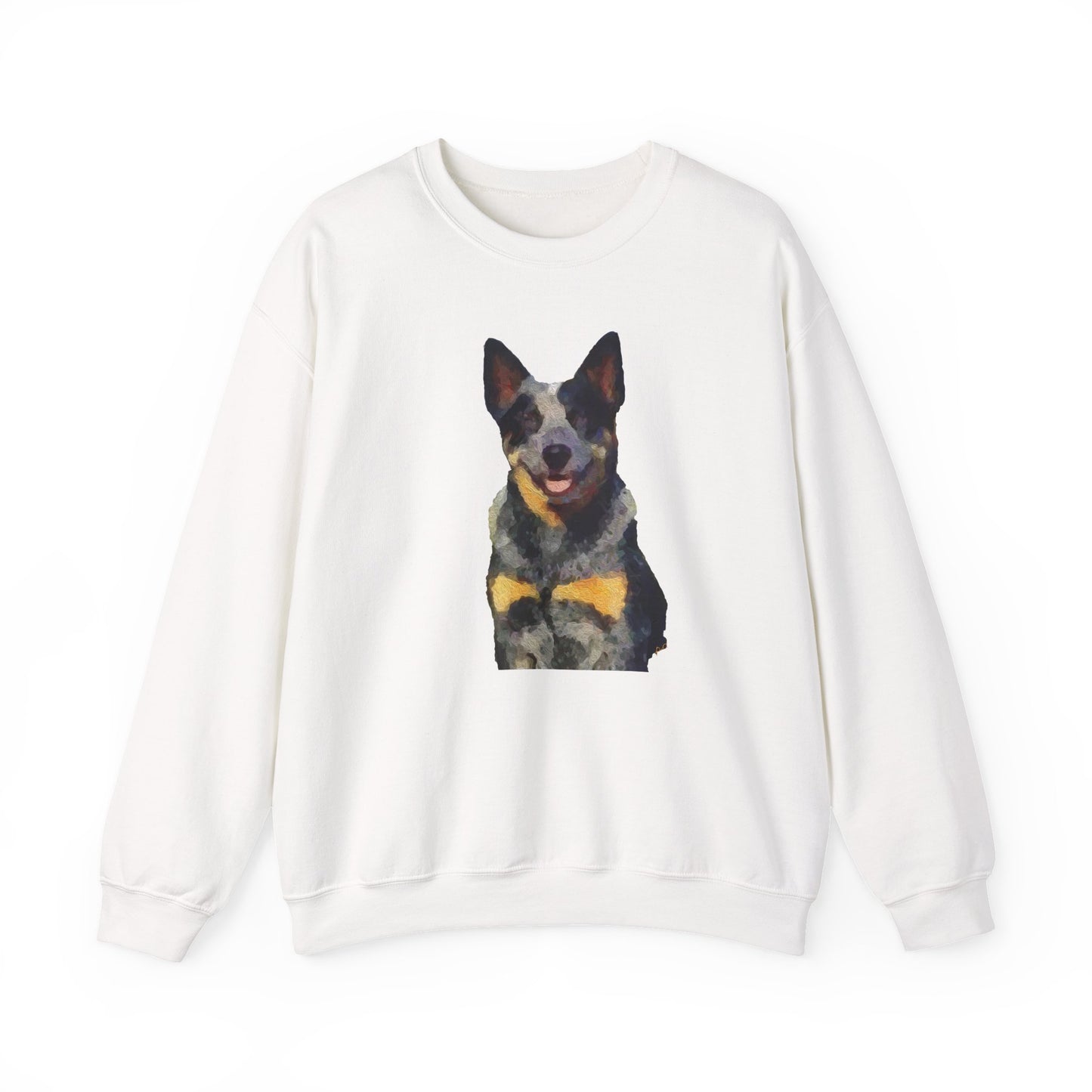 Blue Heeler 'Bailey' - Australian Cattle Dog Unisex 50/50 Crewneck Sweatshirt