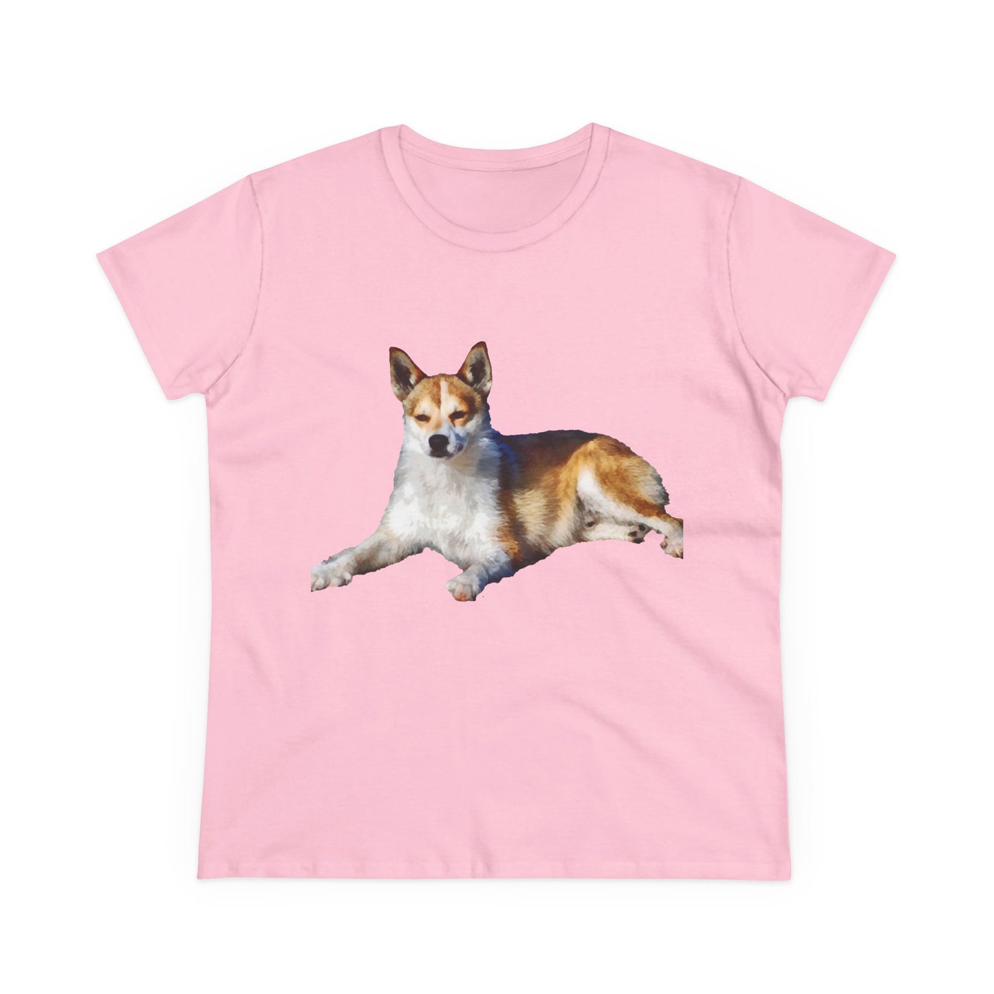 Norwegian Lundehund Women's Midweight Cotton Tee