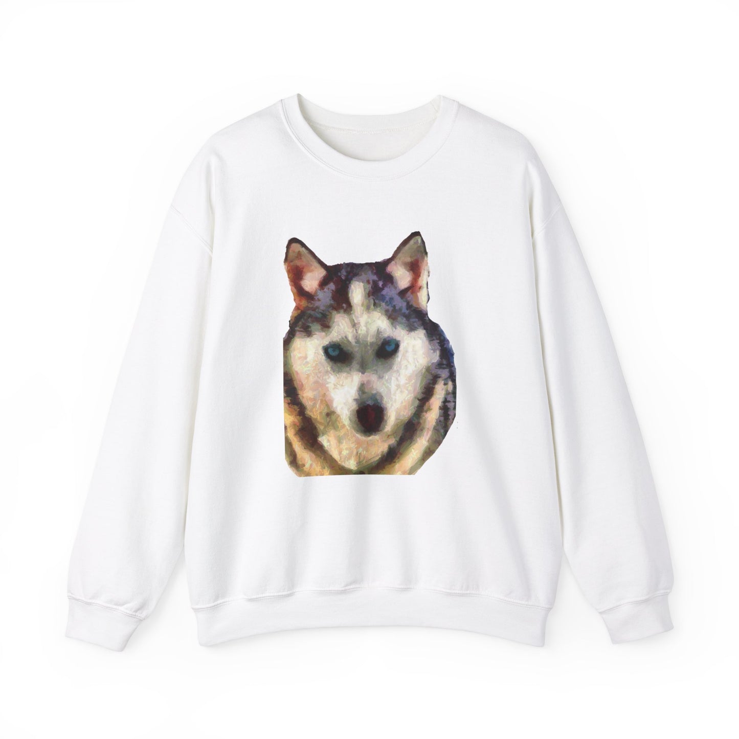 Siberian Husky 'Sacha' Unisex Crewneck Sweatshirt