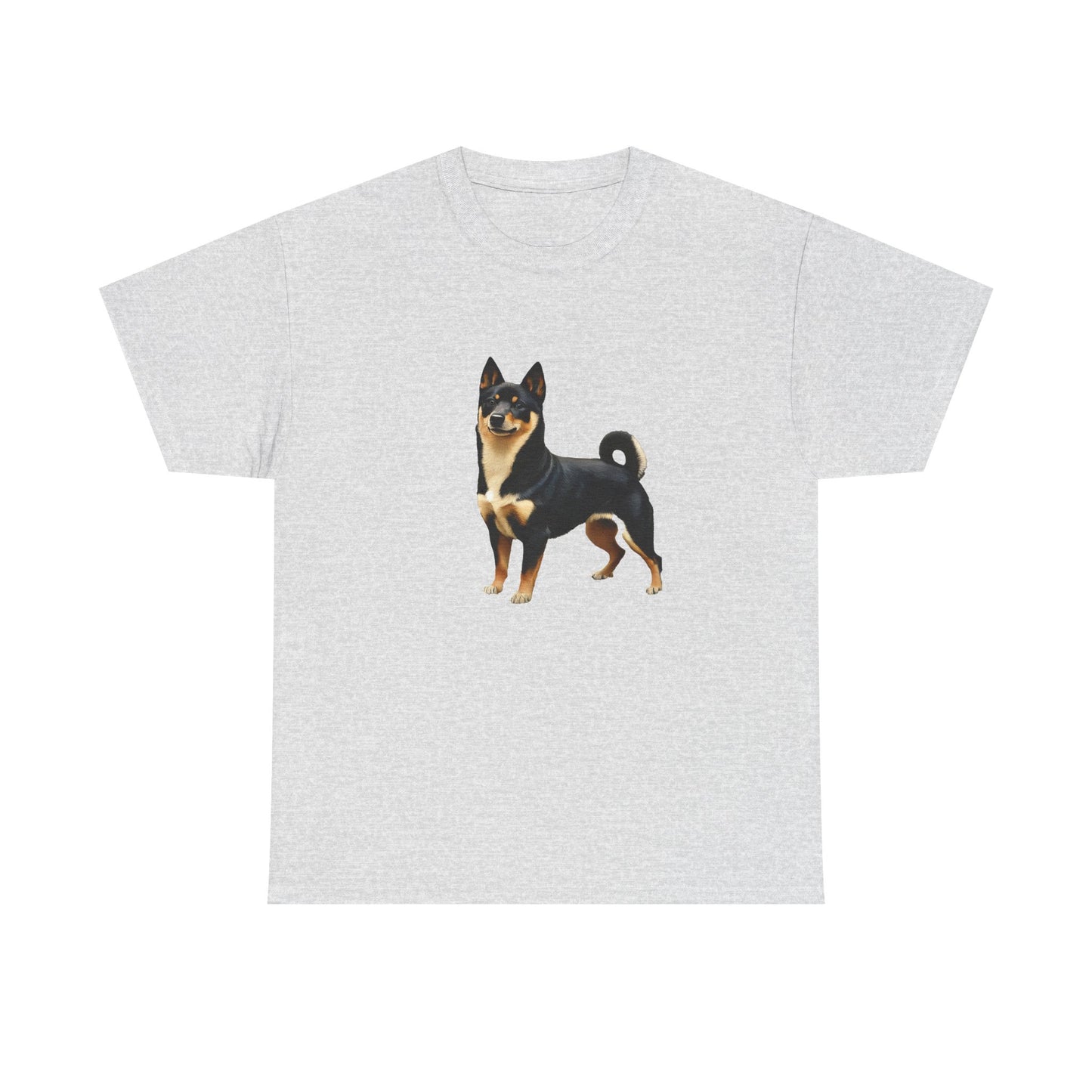Black & Tan Shiba Inu - Unisex Heavy Cotton Tee