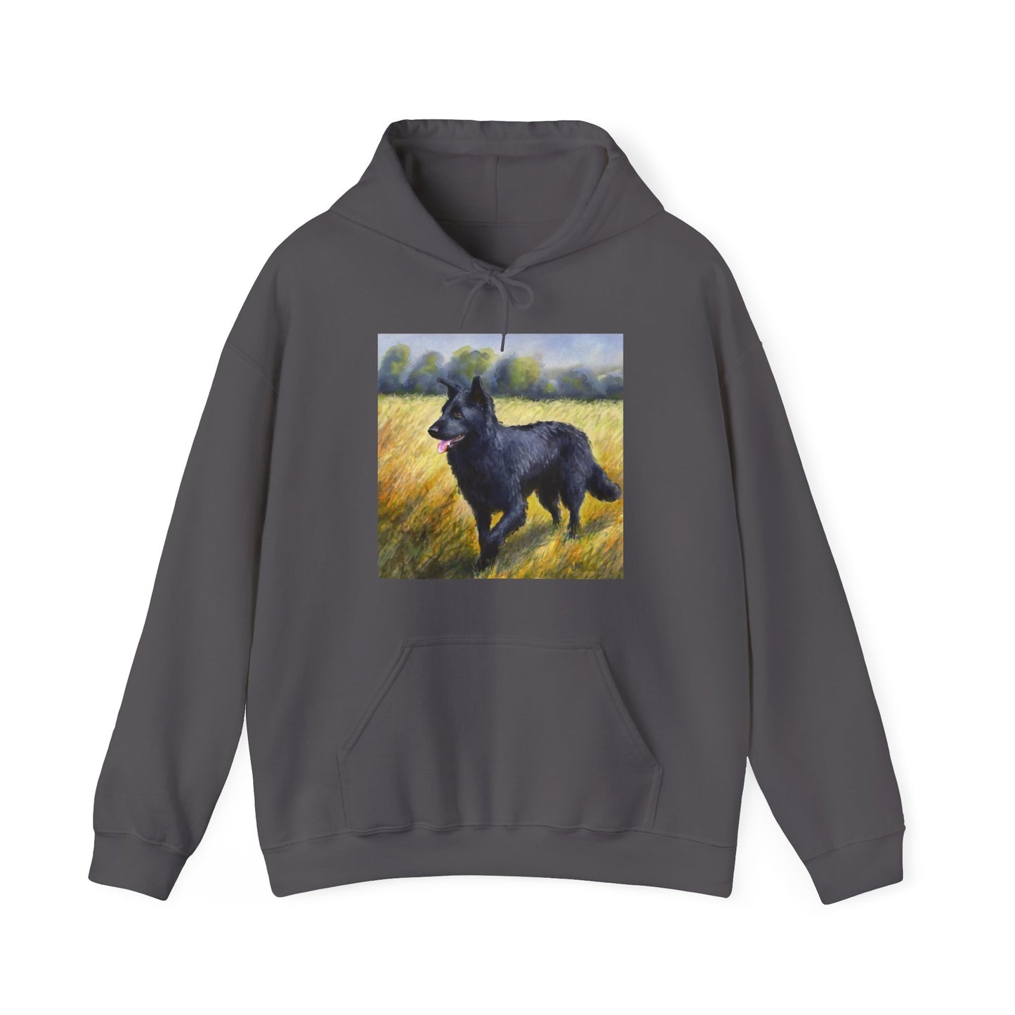 Mudi Unisex 50/50 Hooded Sweatshirt