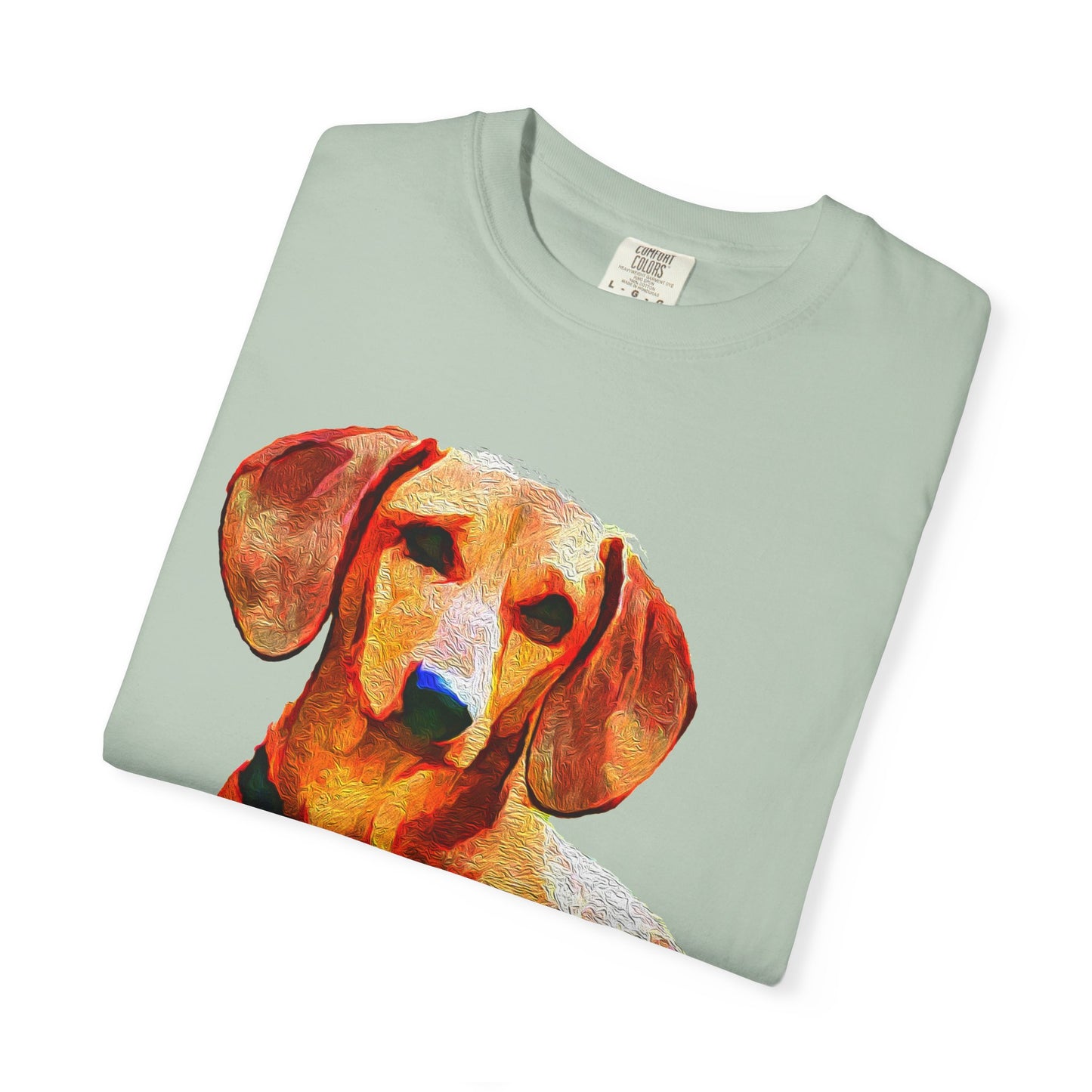Dachshund 'Daisey' Unisex Relaxed Fit Garment-Dyed T-shirt