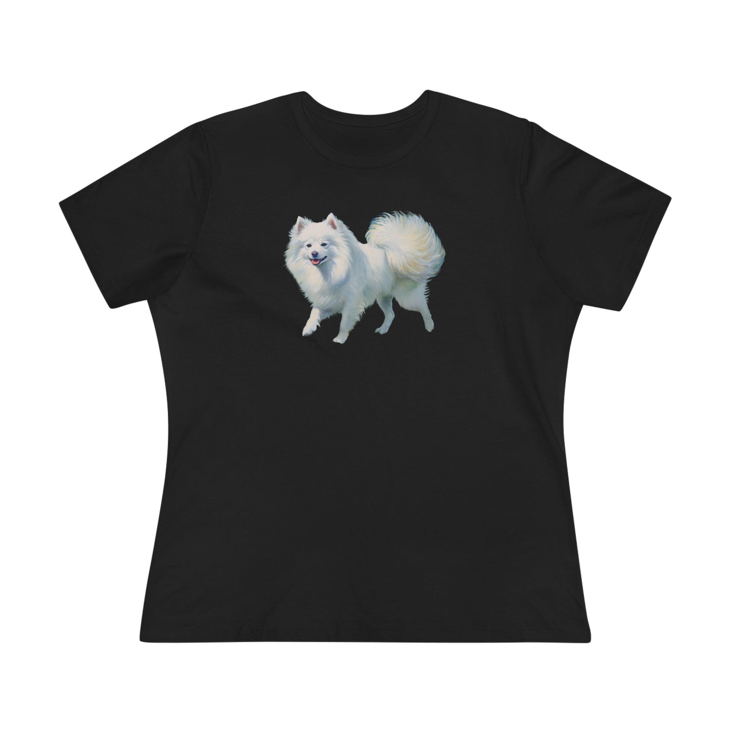 Japanese Spitz Women's Relaxed Fit Cotton Tee