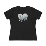 Japanese Spitz Women's Relaxed Fit Cotton Tee