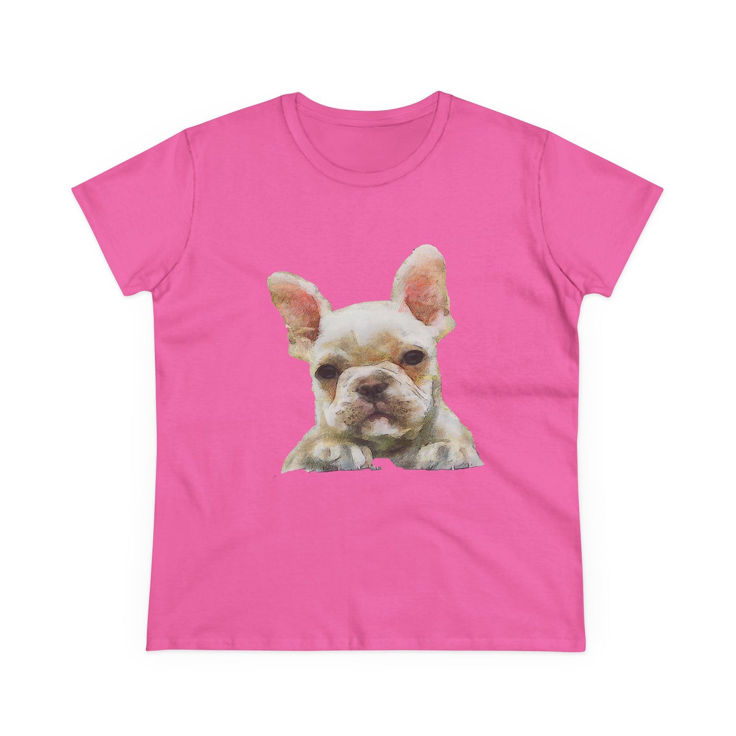 French Bulldog 'Bouvier' Women's Midweight Cotton Tee