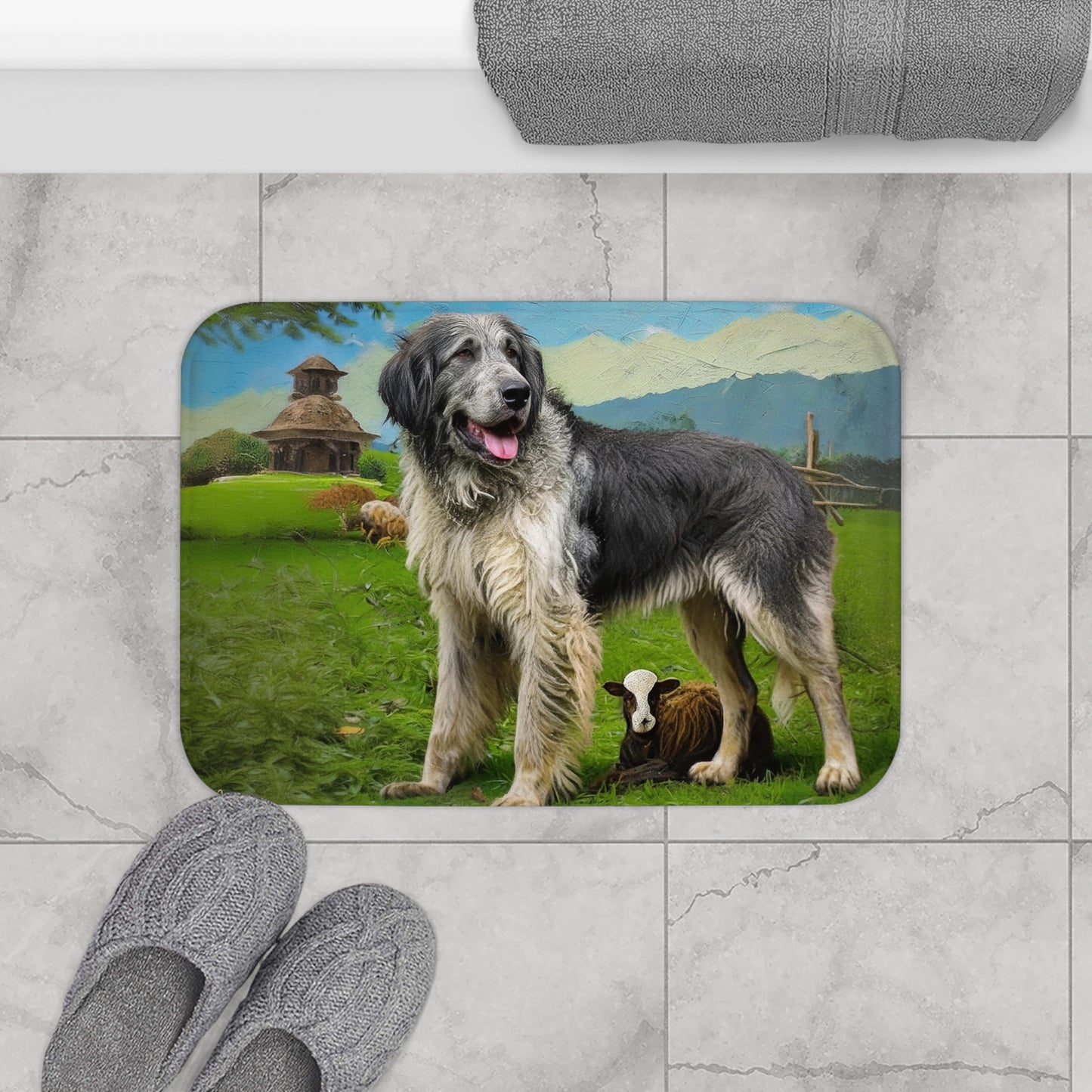 Romanian Carpathian Shepherd Bathroom Rug Mat