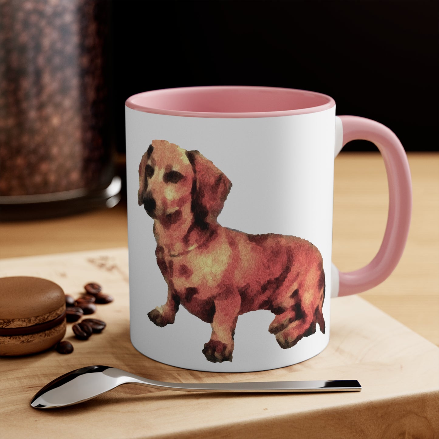 Dachshund 'Simone' Ceramic Accent Coffee Mug, 11oz