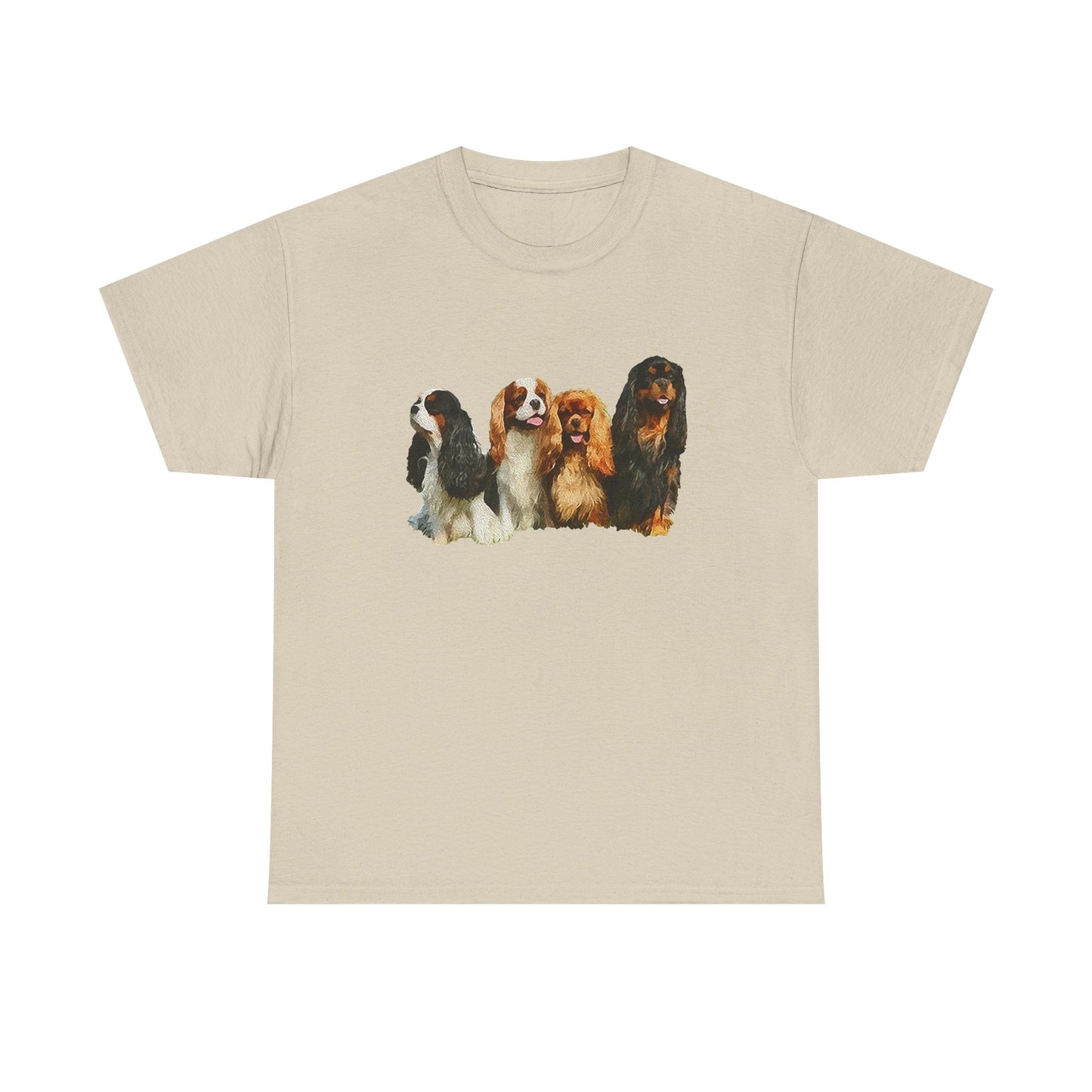 King Charles Spaniel Cavalier Club Unisex Heavy Cotton Tee
