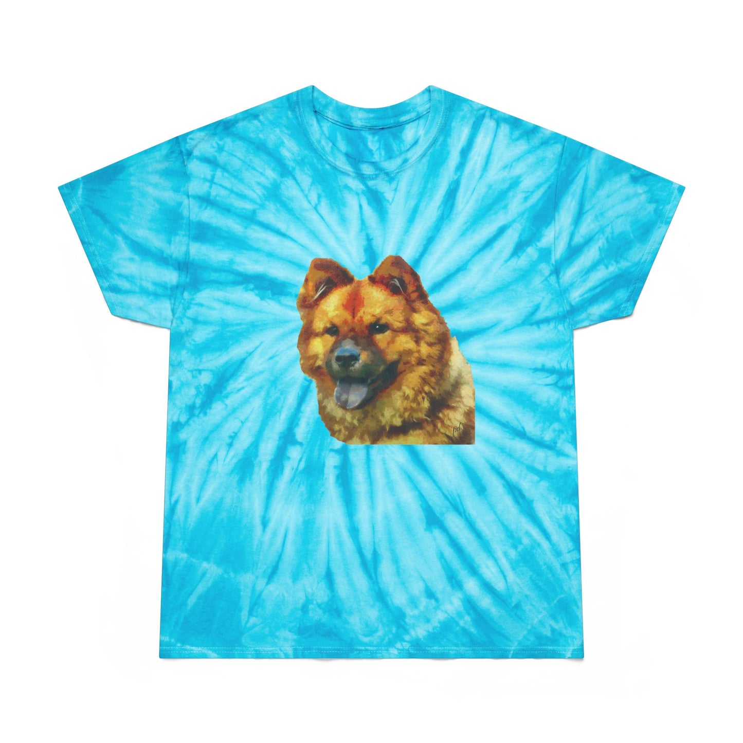 Chow Chow Unisex Tie-Dye Tee, Cyclone
