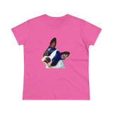 Boston Terrier 'Skipper' Women's Midweight Cotton Tee