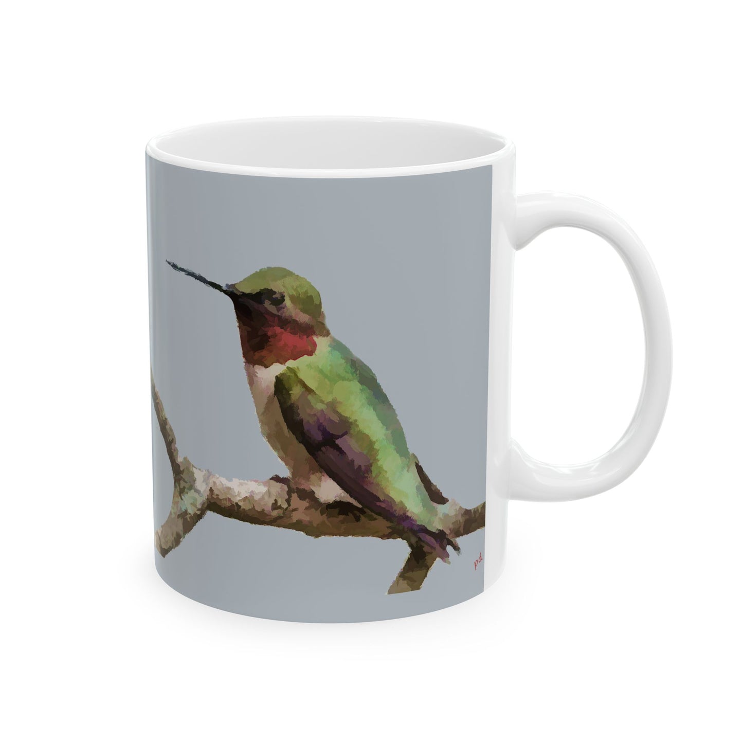 Humming Bird 'Cheeky' Ceramic Mug 11oz